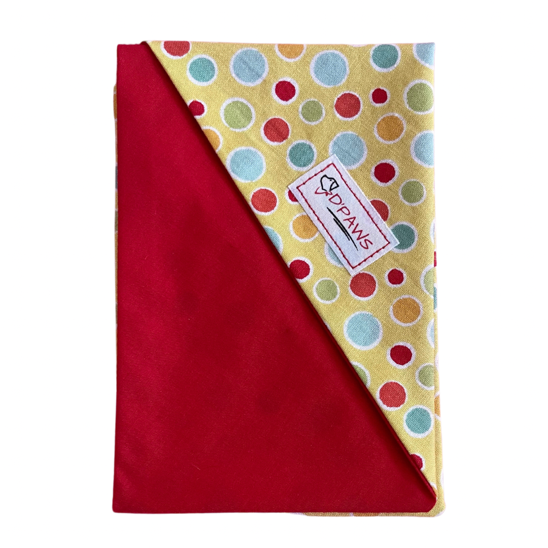 Colorful Day & Red - Reversible Dog Bandana